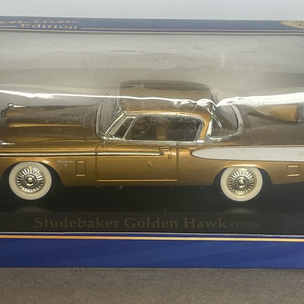 Studebaker Golden Hawk (1958) Premium Edition Die Cast Metal Car - American Mint